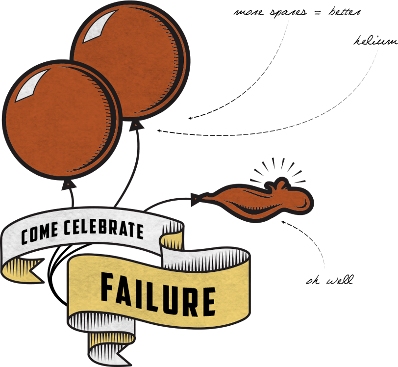 Celebrate failure and success with your community!